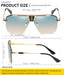 SK Oversized Vintage Sunglasses 10076