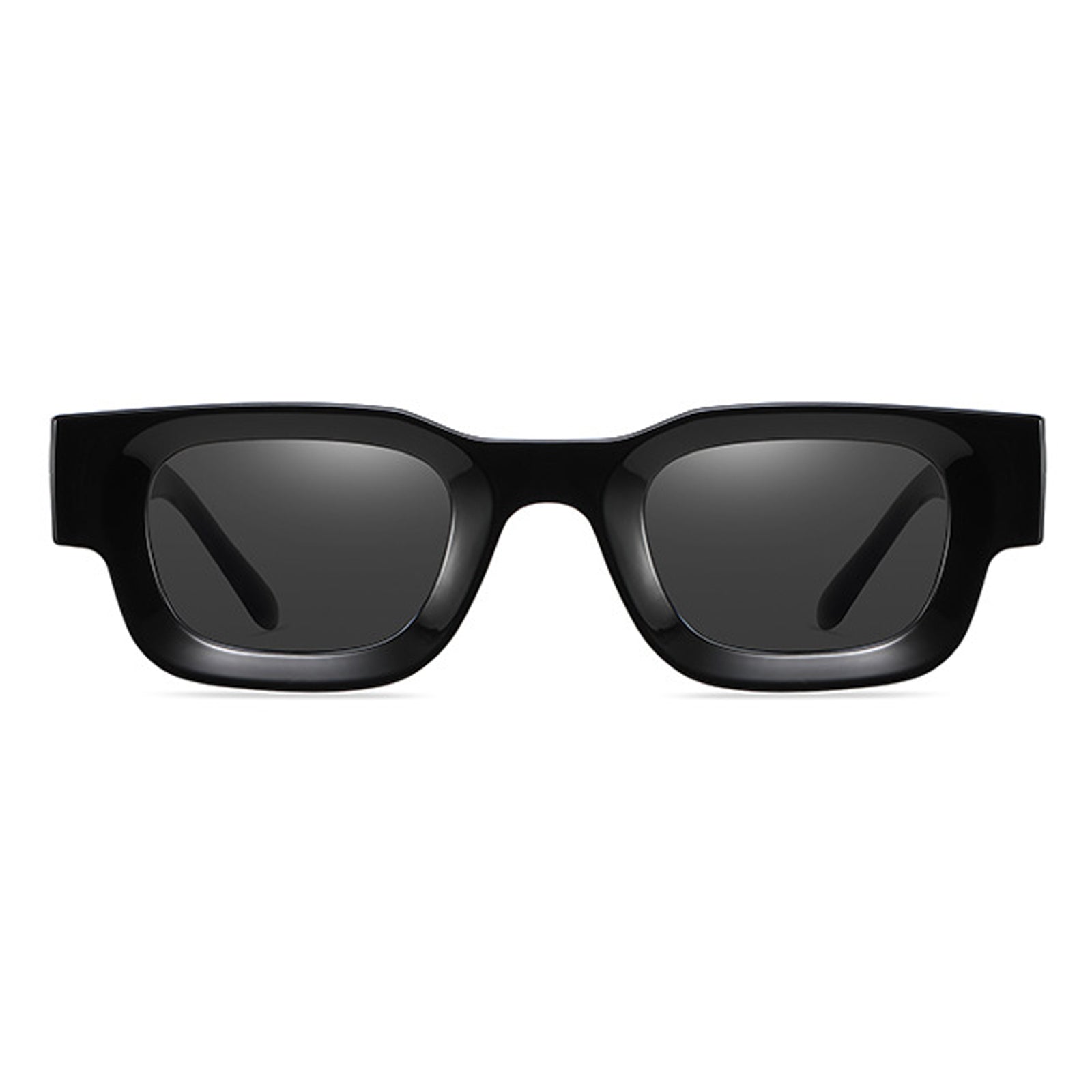 Sheen Kelly Retro Thick Square Chunky Sunglasses Men Women Trendy Rectangle Black Frame Shades Fashion 90s Eyewear