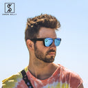 SK Warp Around TR90 Polarized Sunglasses TR2074