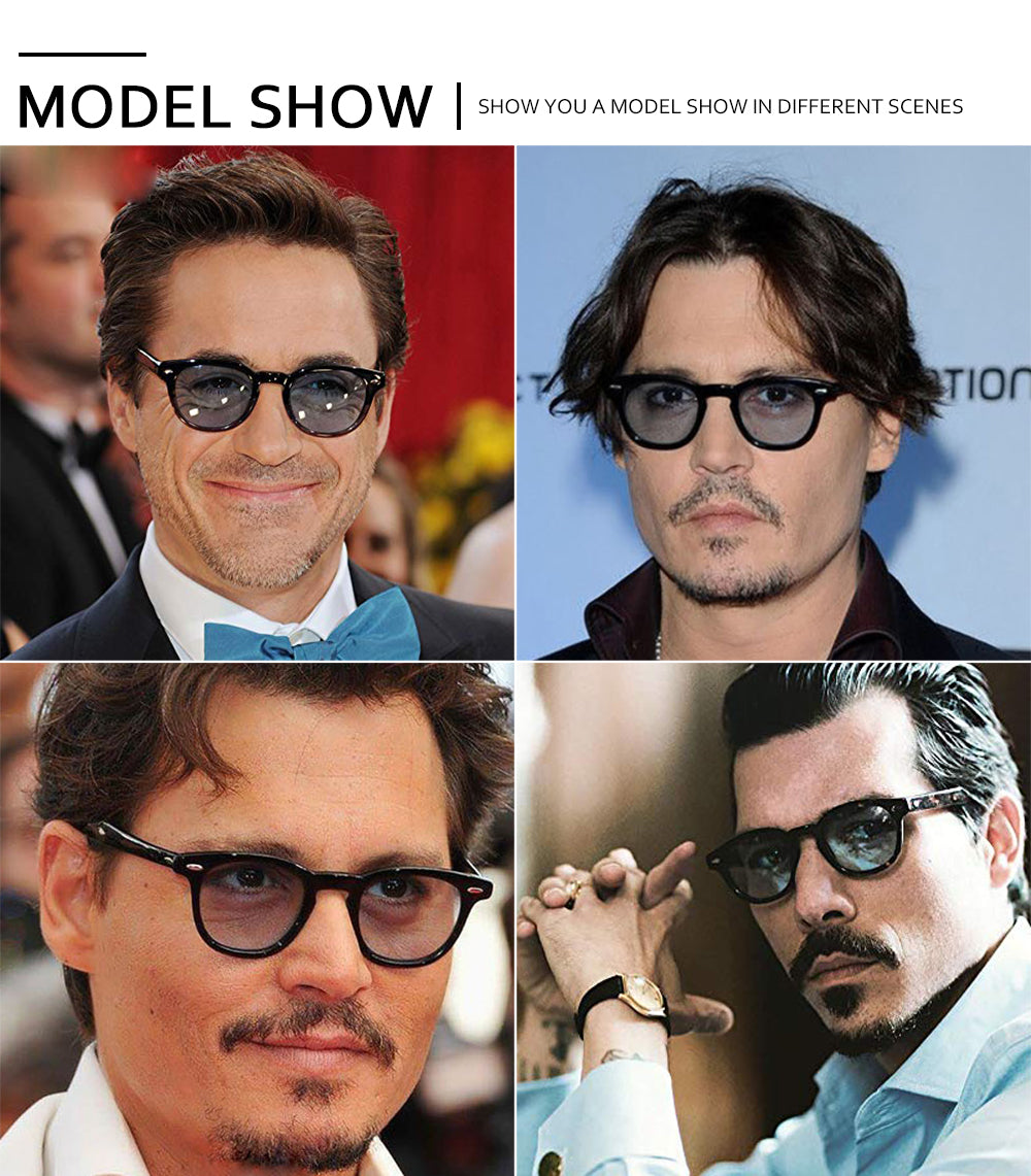 Johnny depp best sale blue glasses